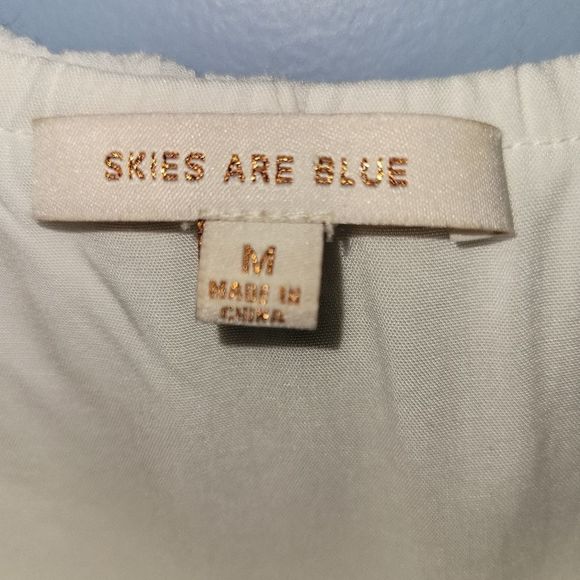 Skies Are Blue off shoulder white blouse - Picture 3 of 7